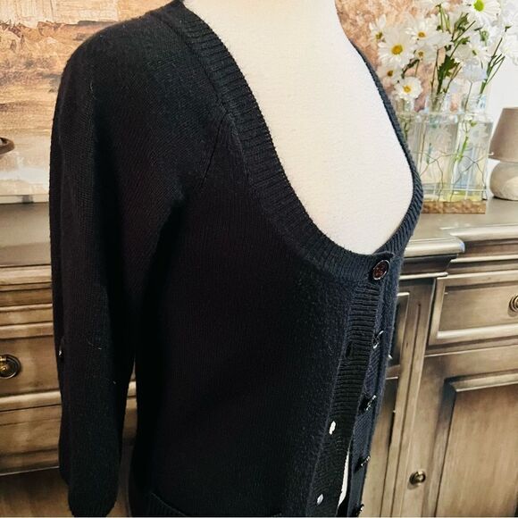 Fifth Culture Black Cardigan Sweater Size small - Picture 2 of 6